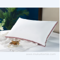 Double line Throw polyester quality hotel standard pillow